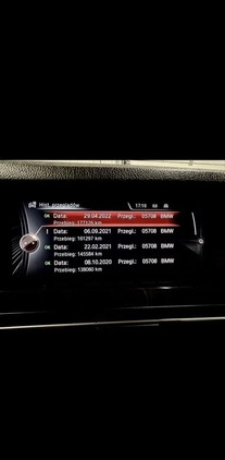 BMW Seria 5 cena 73900 przebieg: 198762, rok produkcji 2016 z Zwoleń małe 781